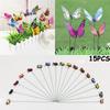 Bonsai Ornaments Artificial Butterfly with Rods Fake Butterflies Simulation Color Garden Decoration