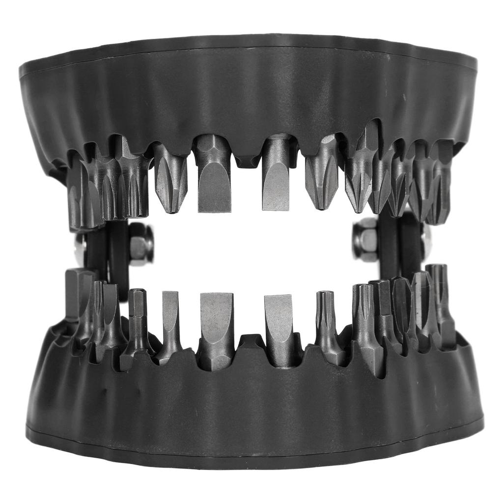 Магнитный держатель для зубных сверл Держатель для сверл из нержавеющей стали с 28 сверлами Домашний инструмент