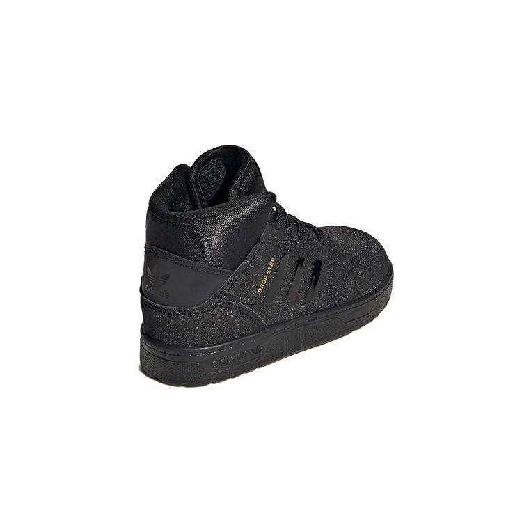 adidas Оригинальные кроссовки Originals Drop Step High top для малышей Черные для младенцев и малышей FW3156
