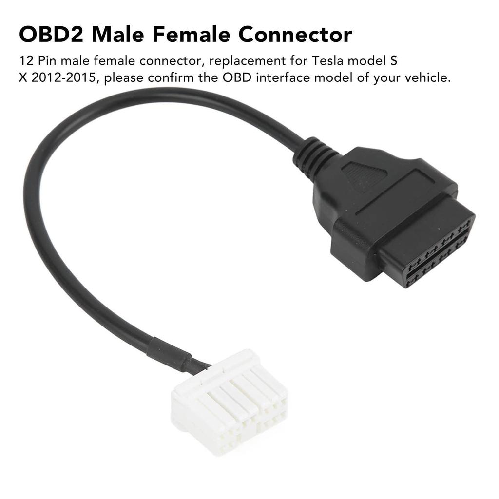 OBD2 кабельный разъем сканера совместимый с 2012-2015 12-контактный полный диагностический адаптер разъем кабеля сканер инструмент