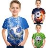 Kids T-shirts Short Sleeve Cool Football Casual Streetwear Clothes Boys Girls Tee Apparel