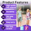 10 PCS Bathroom Passes for Classrooms Include Key Holder and Lanyard, Pink and Blue Bathroom Pass for Women Men, Bathroom Key Chain for Business