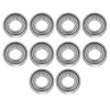 10Pcs Ball Bearing Stainless Steel with 17mm Inner Diameter Rollers Replacement for Machine