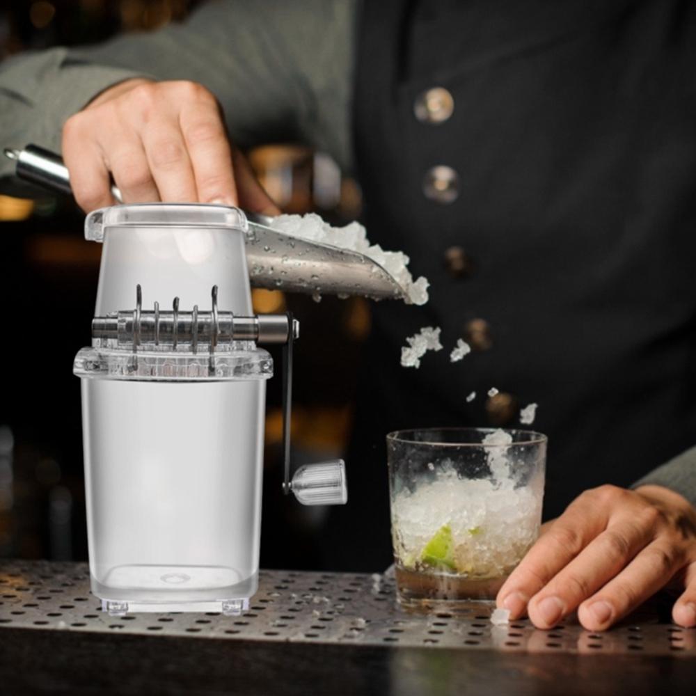 Tools Bar Home Portable Summer Transparent DIY Ice Crusher Manual Shaver Ice Blender Ice Chopper