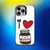 Чехол для телефона N-Nutella Chocolate для iPhone 16,15,14,13,12,11,Mini,Pro,SE,MAX Белый Матовый Ударопрочный Чехол