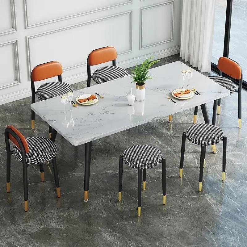 Stackable Household Light Luxury Small Round Stool Modern Minimalist Bench Nordic Net Red Living Room Dining Table Low Stool