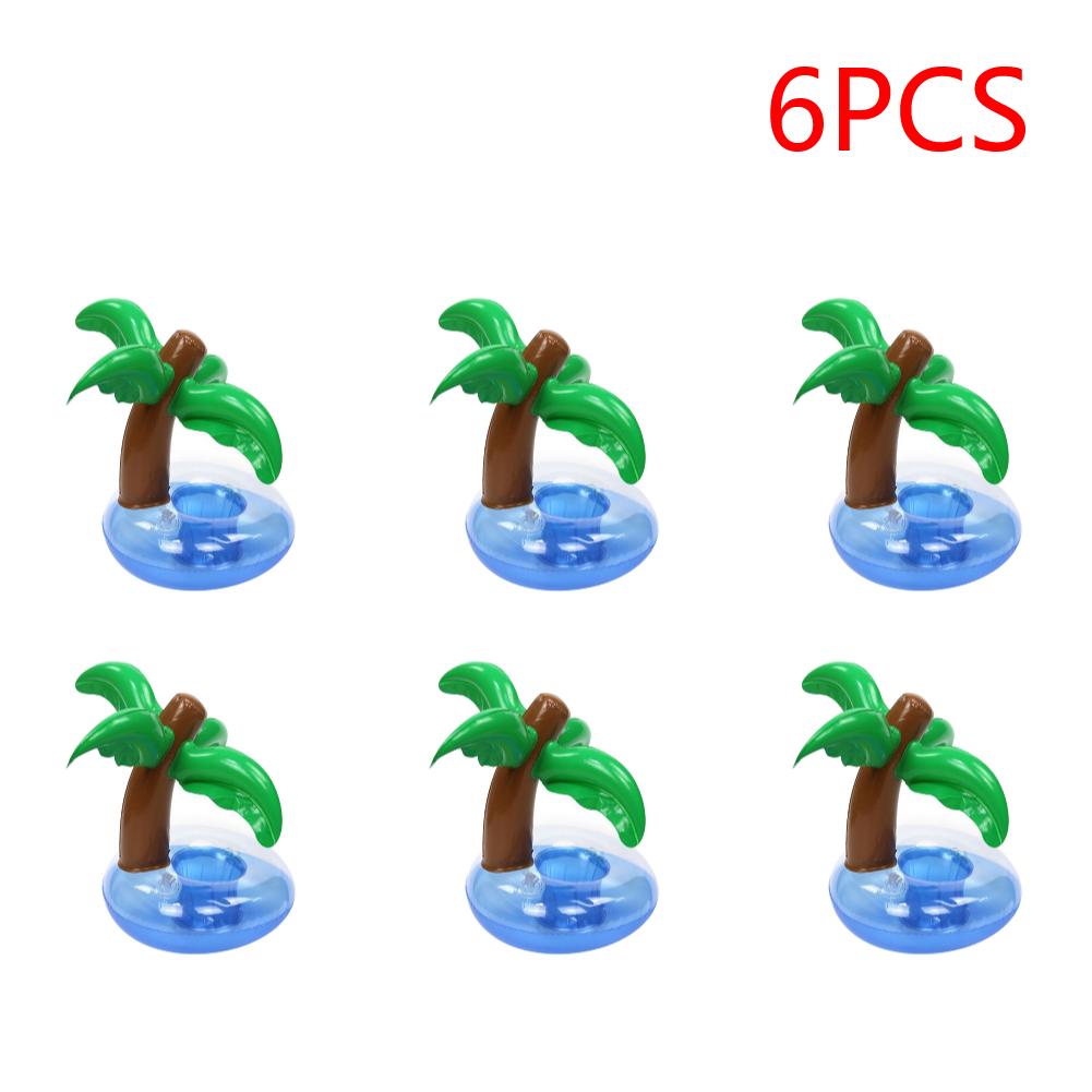Floating Inflatable Coconut Tree Cup Holder Beverage Coasters Beach Party Supplies Beverage Boats Baby Pool Drink Holder