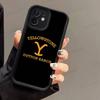 Чехол для телефона с логотипом ТВ Y-yellowstoneS Для IPhone 17 16 15 14 13 Pro Max Plus 12 11 Чехол