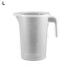 Healthy Smooth Strong Toughness Plastic Comfortable Handle Measuring Mug Cup for Home Measuring Cup