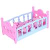 2-in-1 Doll's Cradle with Pillow and Blanket Doll Accessories