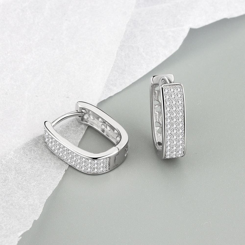 Stylish Geometric Earrings For Women Minimalist Personalized Temperament Jewelry Exquisite Small Accessories