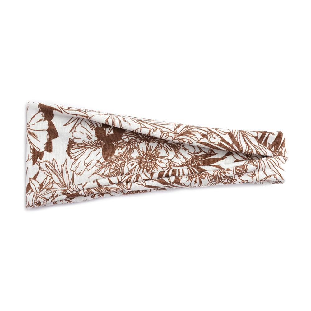 Женская спортивная повязка на голову, повязка на голову для йоги, впитывающий пот пояс, антиперспирант, широкий край, напечатанный платок, аксессуары для волос