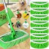 4Pcs Reusable Mop Cloth Flat Mop Head Sweeping Cloth Microfiber Mop Pads for Wet&Dry Cleaning