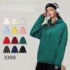 Осенняя Зимняя 330г 7А Антибактериальная Хлопкоподобная Толстовка для Мужчин Молодежная Популярная Однотонная Минималистичная Универсальная Модная Унисекс Толстовка