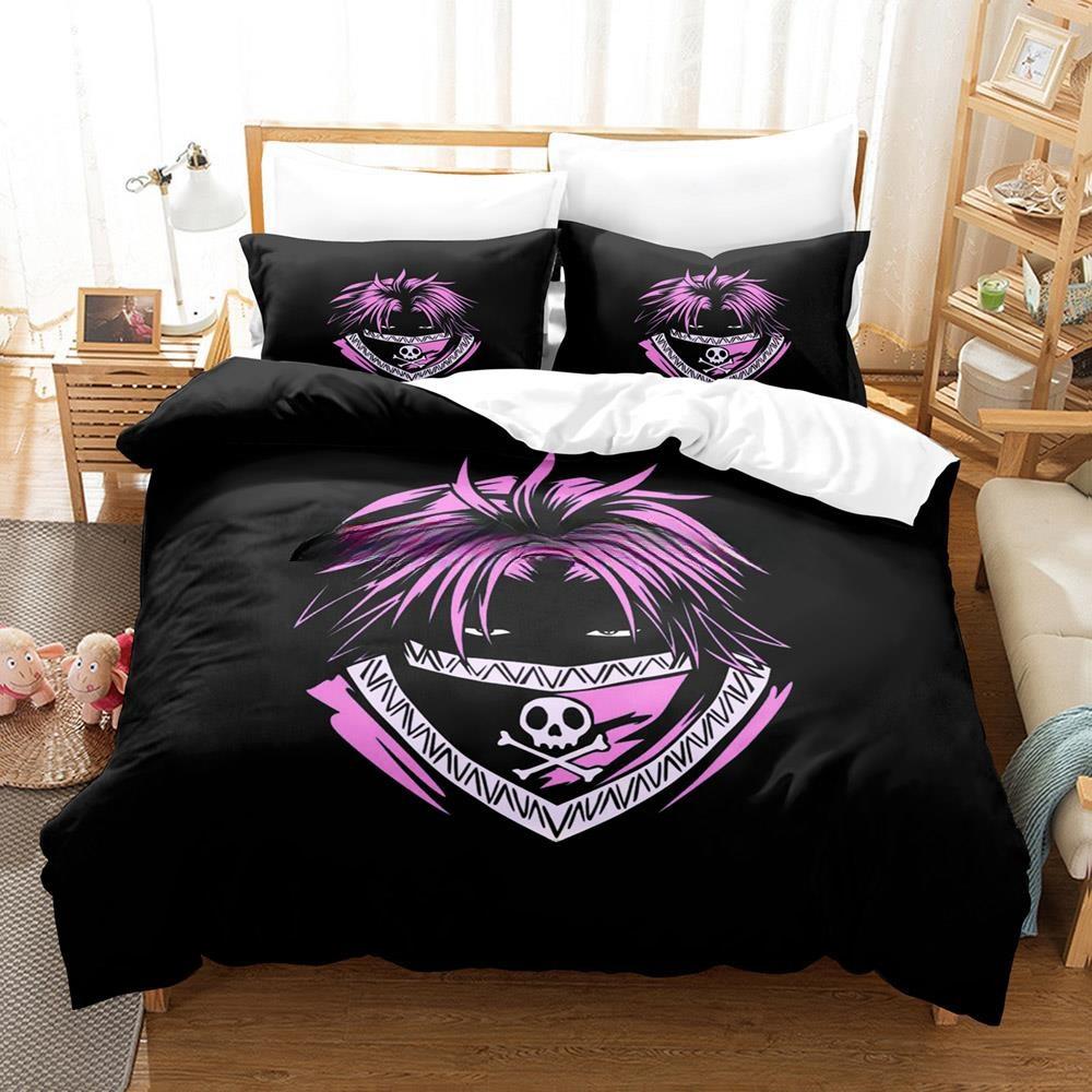 3D Printing Anime HUNTER×HUNTER Feitan Bedding Set Single Twin Full Queen King Size Bed Set Adult Kid Bedroom Duvet Cover Sets