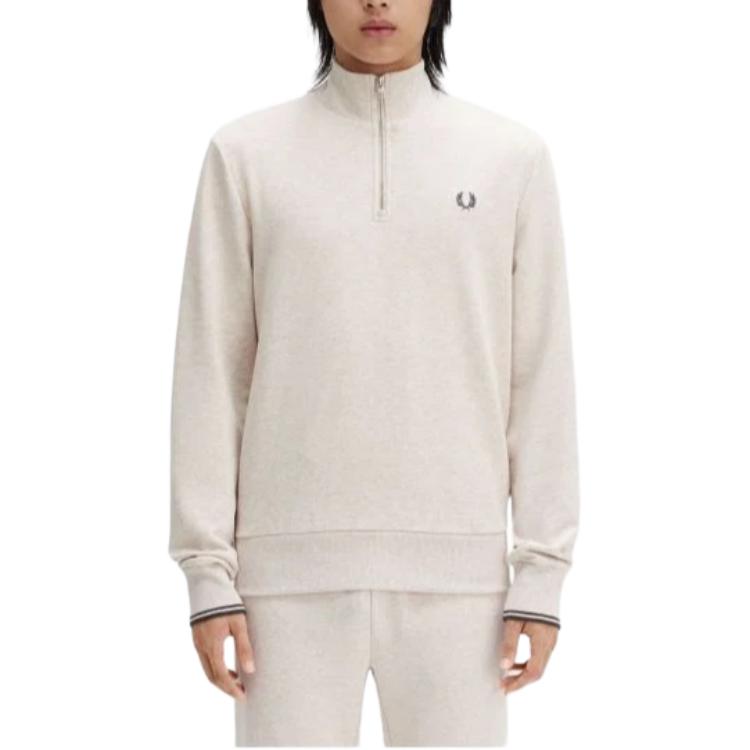 FRED PERRY Sweatshirt Men's Ecru M3574-W50