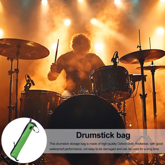 Сумка для барабанных палочек, утолщенная ткань Оксфорд, держатель для барабанных палочек, чехол для хранения с крючками внутри