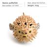 Sea Animal Pvc Statues Collection Featuring Spider Crab And Pufferfish For Home Decor