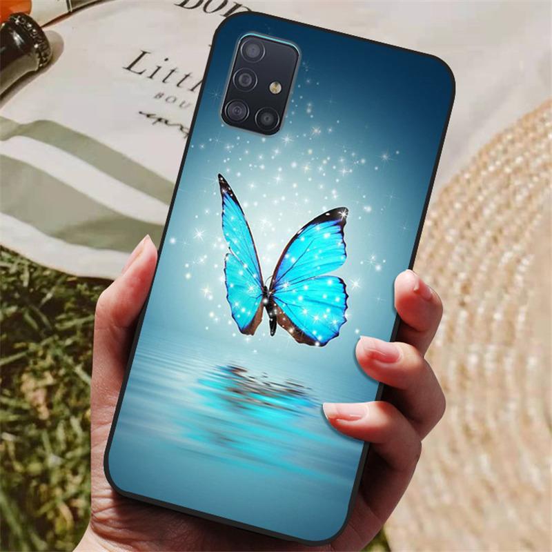 Для Samsung Galaxy A31 A51 A71 Чехол Силиконовая Задняя Крышка Чехол для Телефона Для Samsung A51 A71 A31 A315 A515 A715 Мягкий Чехол бампер coque
