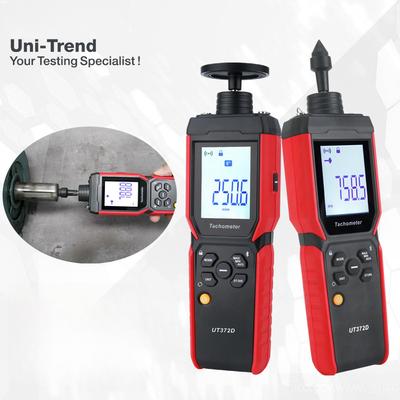 UNI-T UT372D 2 в 1 Цифровой тахометр для измерения об/мин Высокоточный цифровой тахометр Портативное устройство для измерения скорости вращения