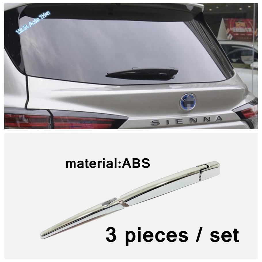 Chrome Car Tail Lights Lamp / Door Handle / Rear Window Spoiler Side Pillar Cover Trim For Toyota Sienna - 2026 Accessories