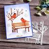 Birds Tree and Bench Metal Cutting Dies Stencil for DIY Scrapbooking Photo Album Embossing Paper Cards Crafts Diecuts