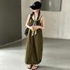 Summer Girls Suspender Skirt Trendy Workwear Skirt Long Skirt Vest Casual Two-piece Set