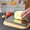 Butter Slicing Tool Cheese Slicer with Stainless Steel Cutting Board And Adjustable Wire Cutter Professional Multi-Purpose Kitchen Daily Cooking