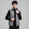 Autumn and Winter New Down Jacket Men's Vest Fashionable Stand-up Collar Waistcoat Lightweight Down Vest Men's Simple Top