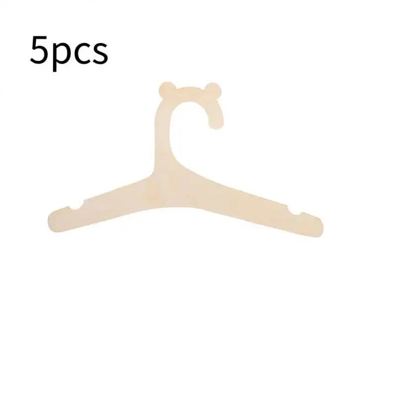 10PCS/5PCS Room Baby Hanger Wooden Decor Girls Rack 5/10pcs Home Present Nursery Princess Clothes For Creative Kids Present
