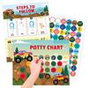 Multi-functional Toilet Habits Reward Stickers Early Education Toilet Habit Sticker Chart  Gift