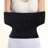 Unisex Witner Warm Soft Velvet Waist Warmer Elastic Waist Band Binder Lumbar Support Protector Belt