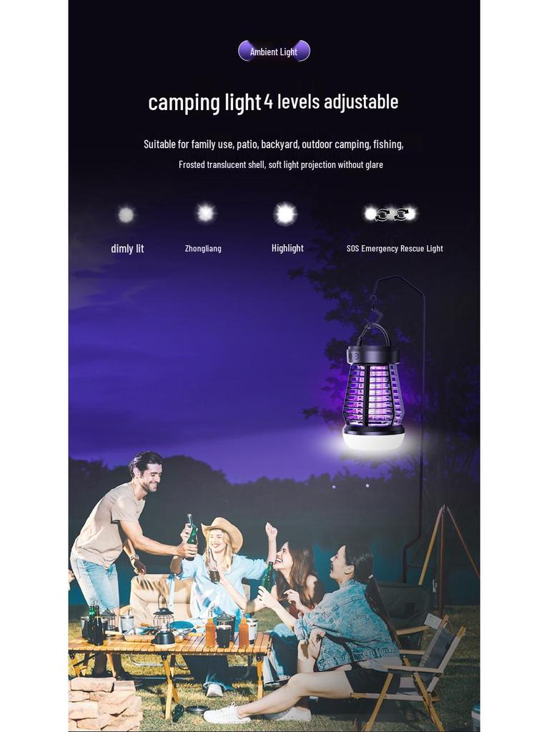 2025 High-Power Outdoor Mosquito Killer Lamp for Camping and Home Use