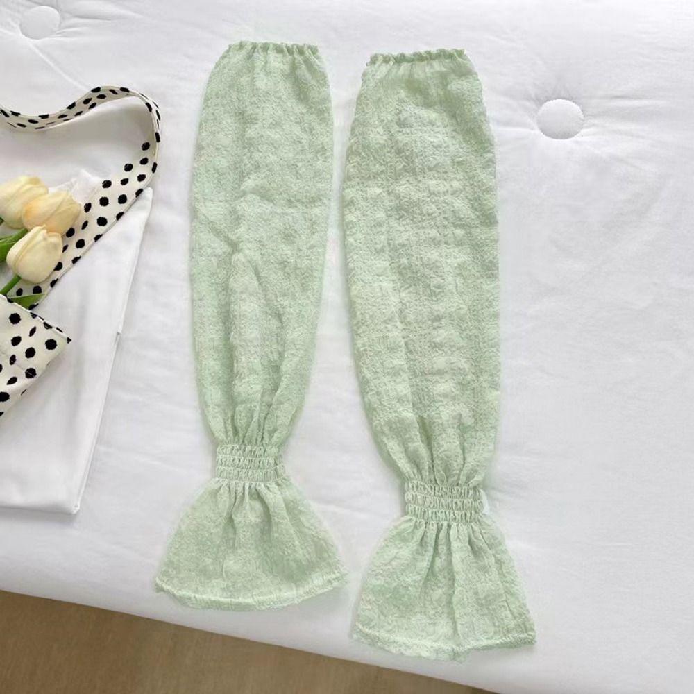 Тонкий рукав из ледяного шелка, защита от солнца, нарукавник, варежки для занятий спортом на открытом воздухе, женские