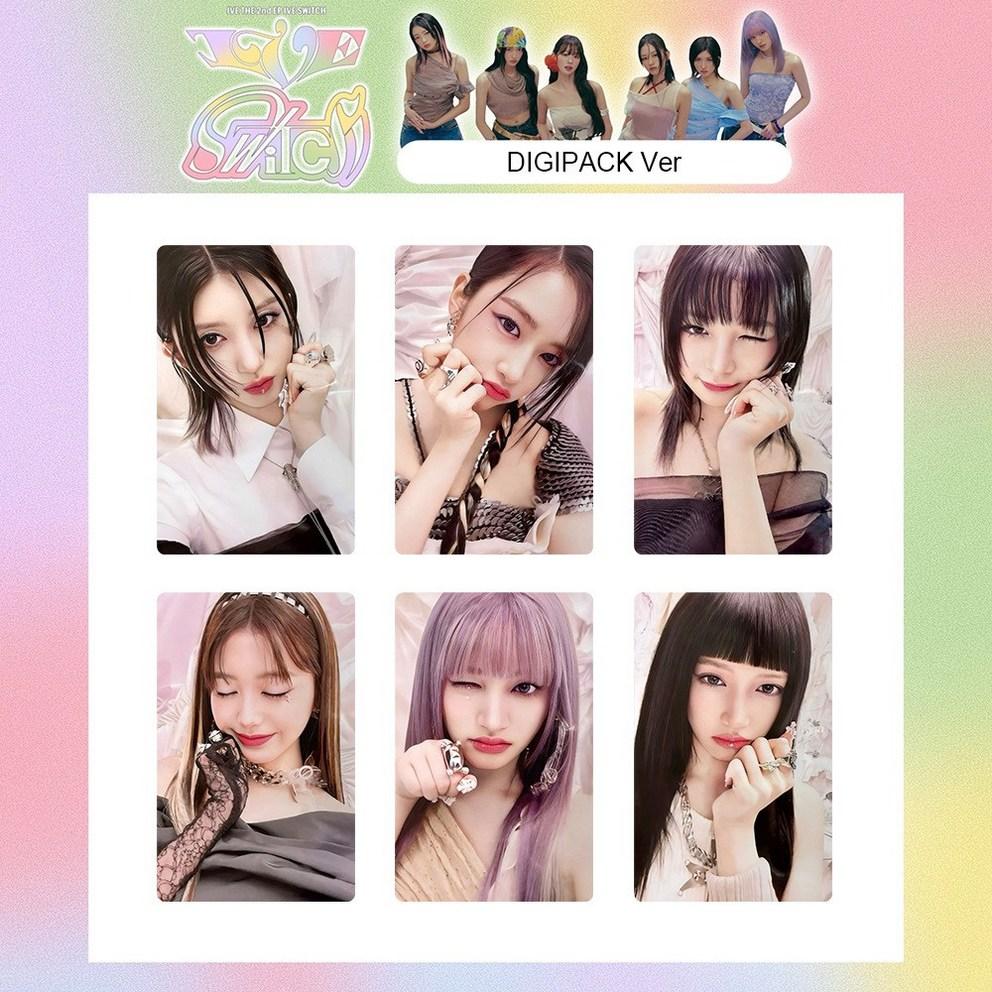 Фотокарточки IVE 30 листов 36 листов Фотокарточка IVE Switch Alive World Tour MINE