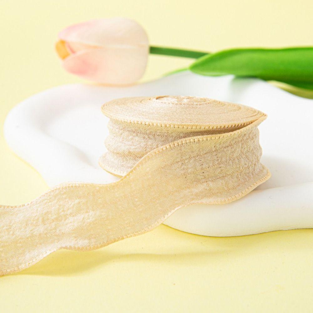 Подарочная упаковка Букеты Шифоновая лента 10 ярдов DIY Декор Новые ленты из пряжи «рыбий хвост»