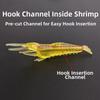 5pcs/Set 3.5g/8.5cm Artificial Shrimp Bait PVC Soft Shrimp Lure  Fishing Accessories
