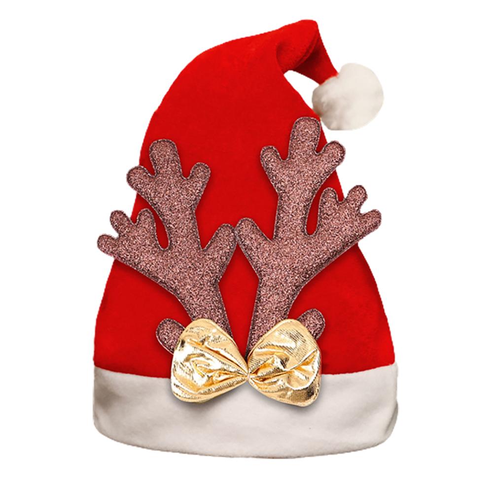 Christmas Santa Claus Hat Warm Cosplay Party Holiday Costume Props Decoration for Kids Children Adult Xmas Gift