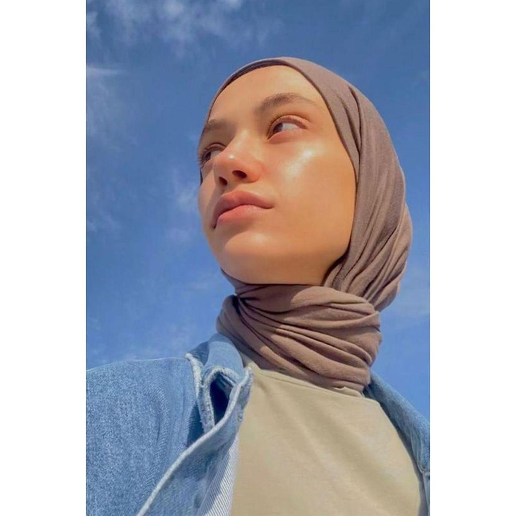 Premium Jersey Hijab Mink