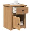 VidaXL Bedside Table Panama 46x40x57 Cm Solid Pine Wood, Bedside Cabinet, Bed Cabinet, Side Table for 4016383