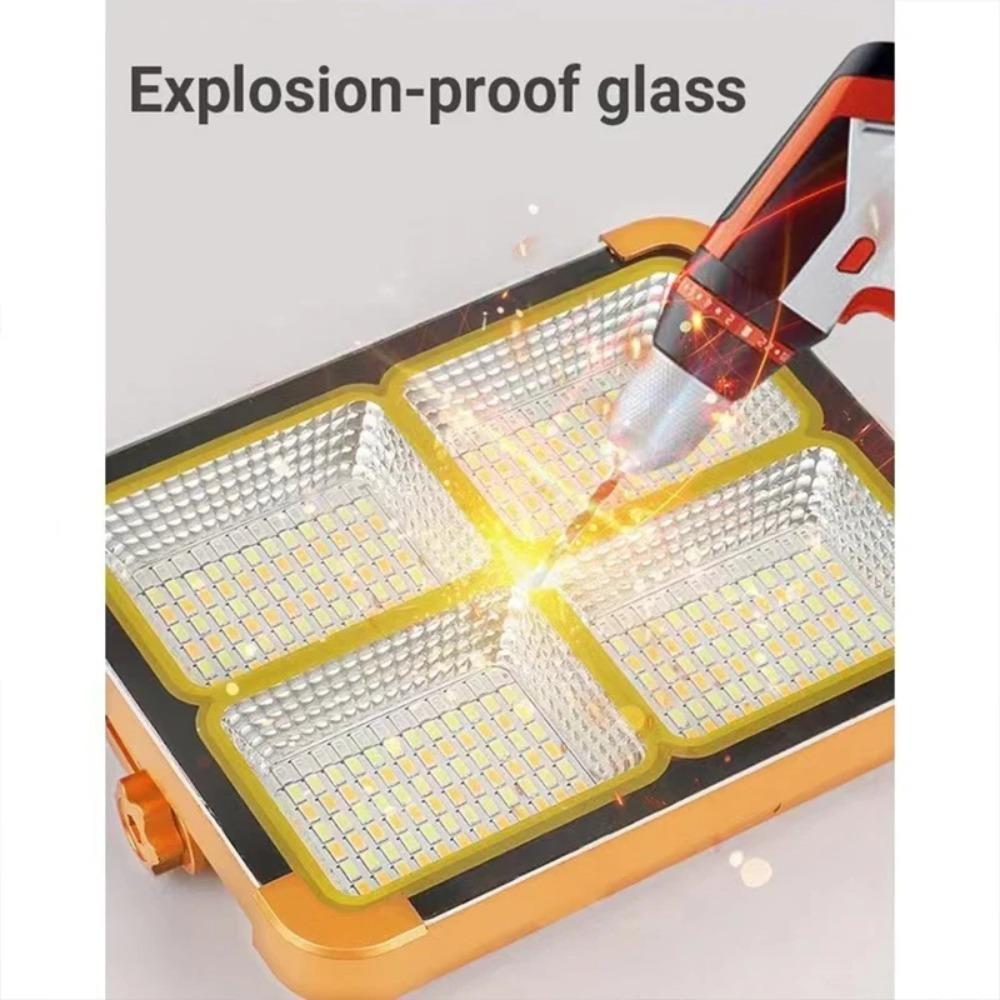 Солнечный свет для кемпинга, уличный портативный прожектор, перезаряжаемый аварийный аккумулятор, ночная лампа, солнечный светодиодный светильник для палатки