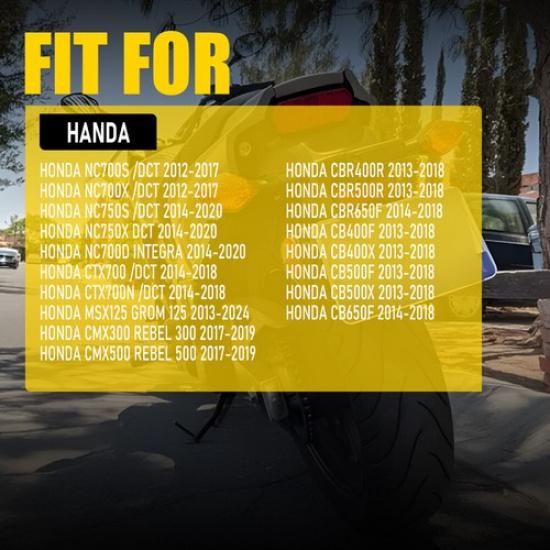 Motorcycle Turn Signal Light Indicator Blinker Amber For Honda CB500F 2013-2018