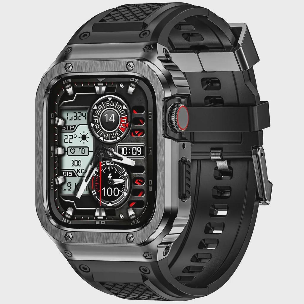 «Защитный чехол из нержавеющей стали 46 мм с ремешком из ТПУ для часов Apple S10/ULTRA, подходит для запястья 42 мм»