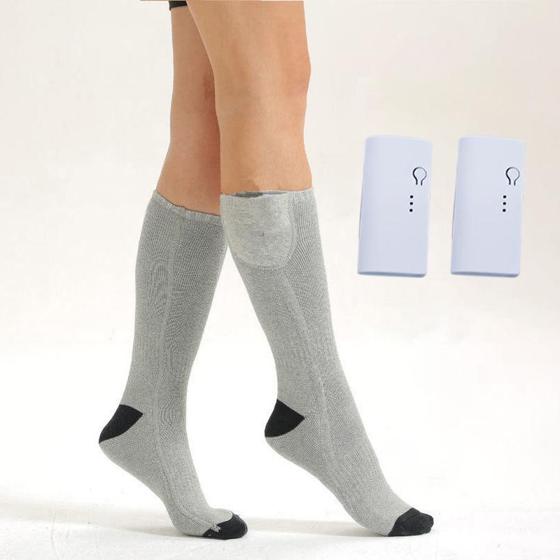 Heating Socks Battery Heating Winter Insulation Long Tube Electric Heating Socks Men and Women Can Walk with Warm Feet In Winter