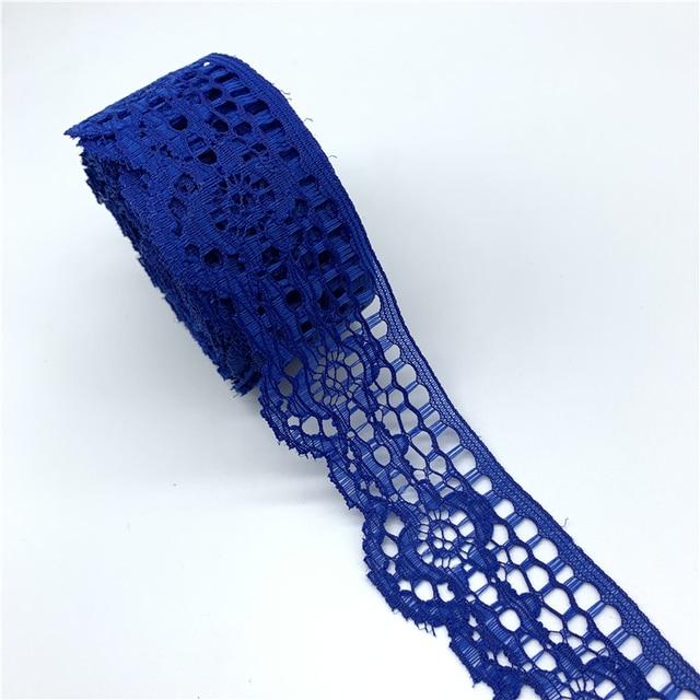 5 ярдов 38 мм кружевная лента, ремесленные изделия, вышитая кружевная бейка, лента ручной работы, кружевные украшения, сделай сам, швейная ткань, французская кружевная ткань