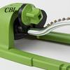 Heavy Base Lawn Sprinkler Sprinkler, 18 Clog-Resistant Nozzles, Adjustable Coverage Yard Oscillating Durable Garden with Weighted for Large Irrigation