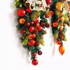 Bowknot Christmas Upside Down Tree Pendant Plastic Christmas Wreath Door Decoration   Front Door