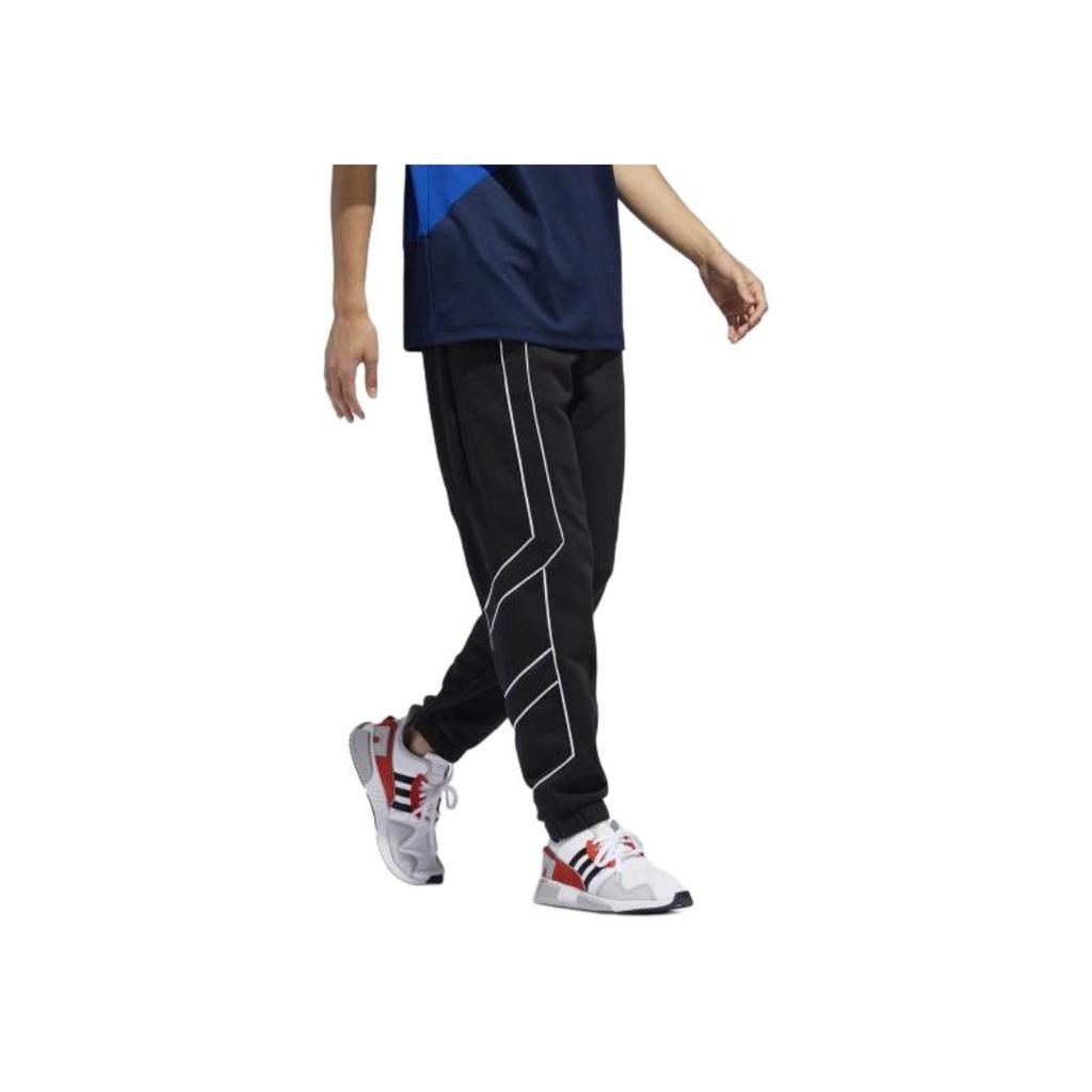 Adidas Originals EQT Outline TP Mens Mid-Rise Knitted Sports Pants Men Bottoms Black DH5223