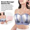 Электрический бюстгальтер-массажер для груди Smart 3D Contour Design, перезаряжаемый через USB, дышащий бюстгальтер для массажа груди, снятие мышечного напряжения, массажер для груди