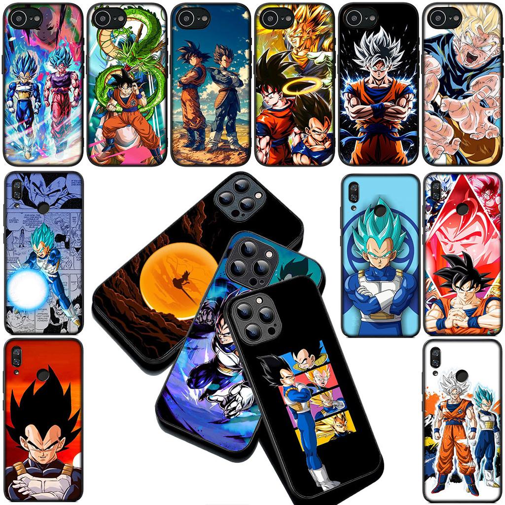 Vegeta Dragons Gokus Balls Super Cover for Samsung Galaxy S22 S21 S20 FE Ultra Plus A07 A15 A16 A17 A25 A37 A57 + Phone Case